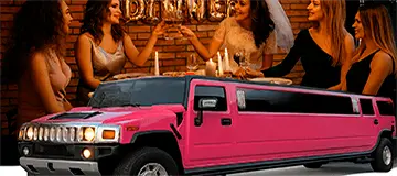 Limusina rosa para despedida de soltera en Almería y Aguadulce.